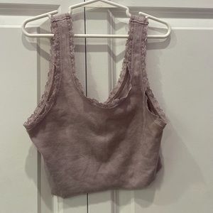-Cropped Hollister tank